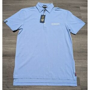NWT Polo Golf Ralph Lauren Men's Blue Stretch Lisle Wyndham Polo Size Small